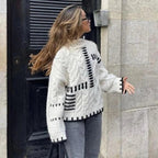 The Copenhagen Patch Cable Knit Sweater