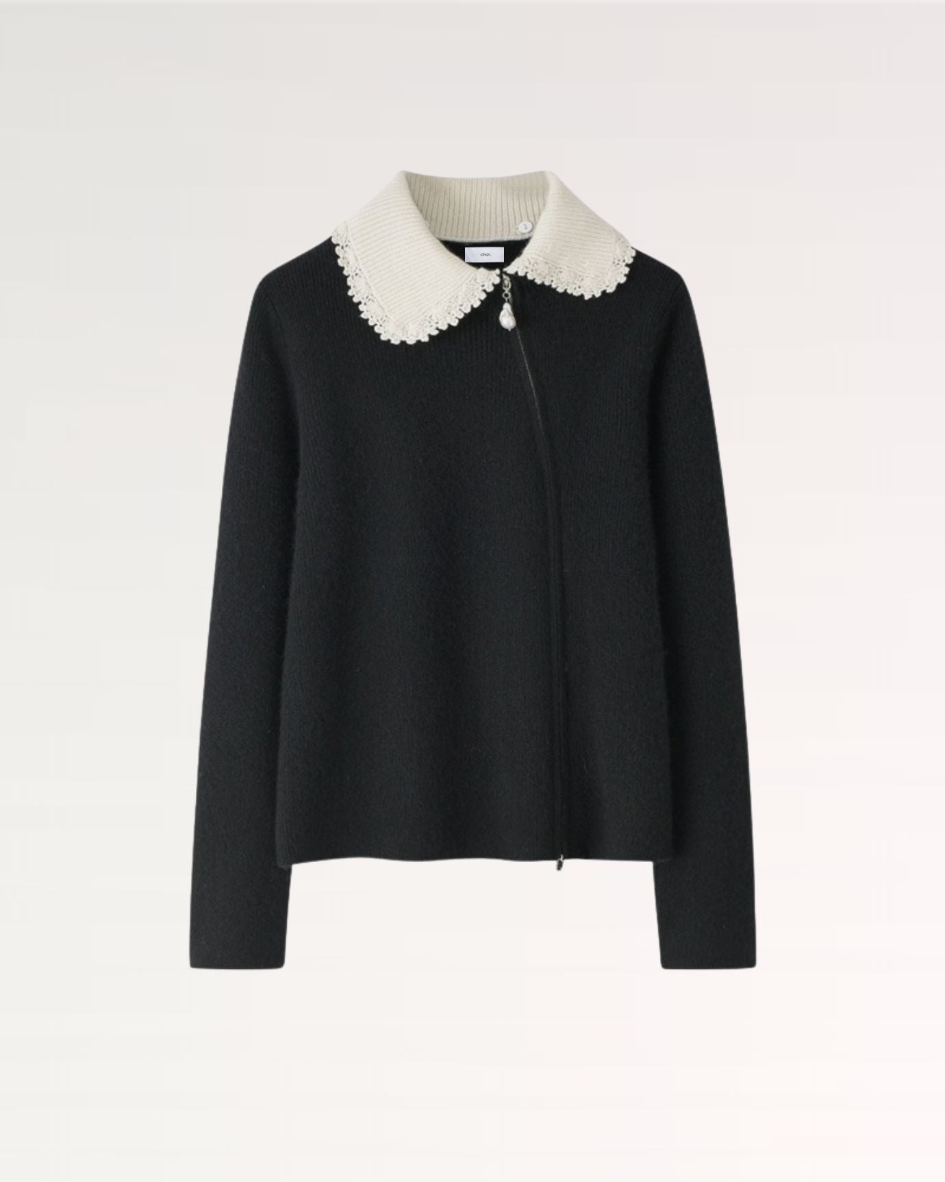 Cashmere Sweater Jacket Baroque Pearl