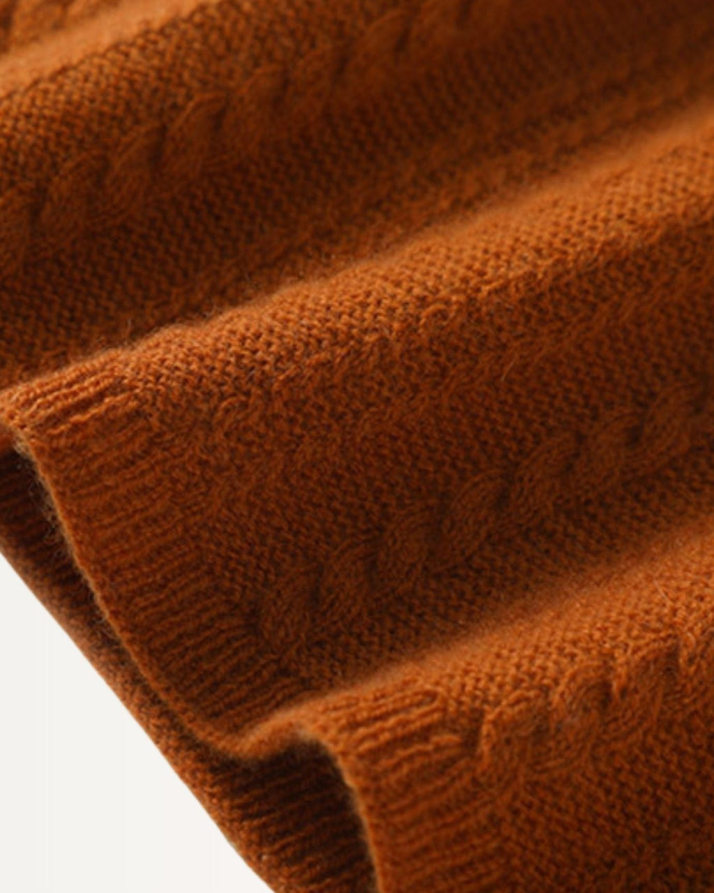 Cashmere Neck Knitted Scarf cable collar