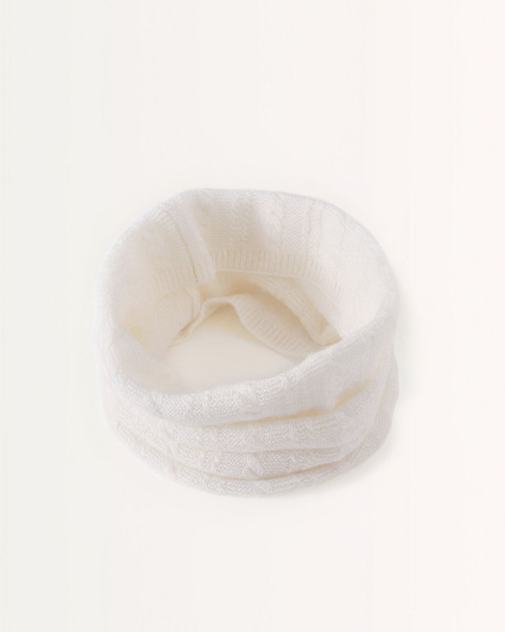 Cashmere Neck Knitted Scarf cable collar