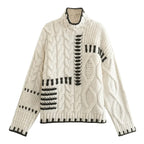 The Copenhagen Patch Cable Knit Sweater