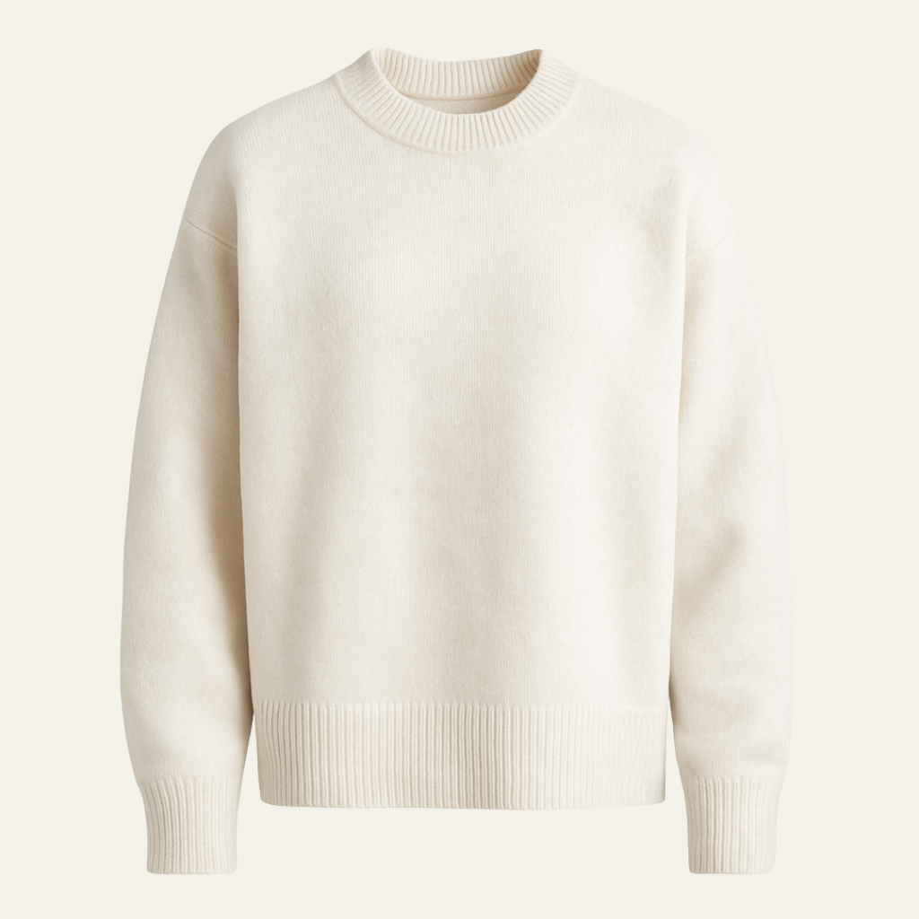 The Edlyn Ribbed Trim Sweater