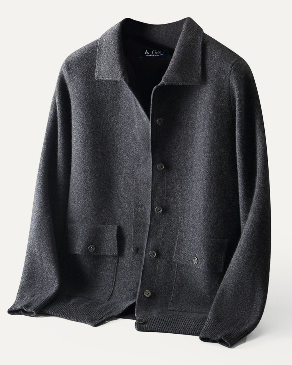 Retro Cardigan Jacket Cashmere & Wool Blend