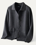 Retro Cardigan Jacket Cashmere & Wool Blend