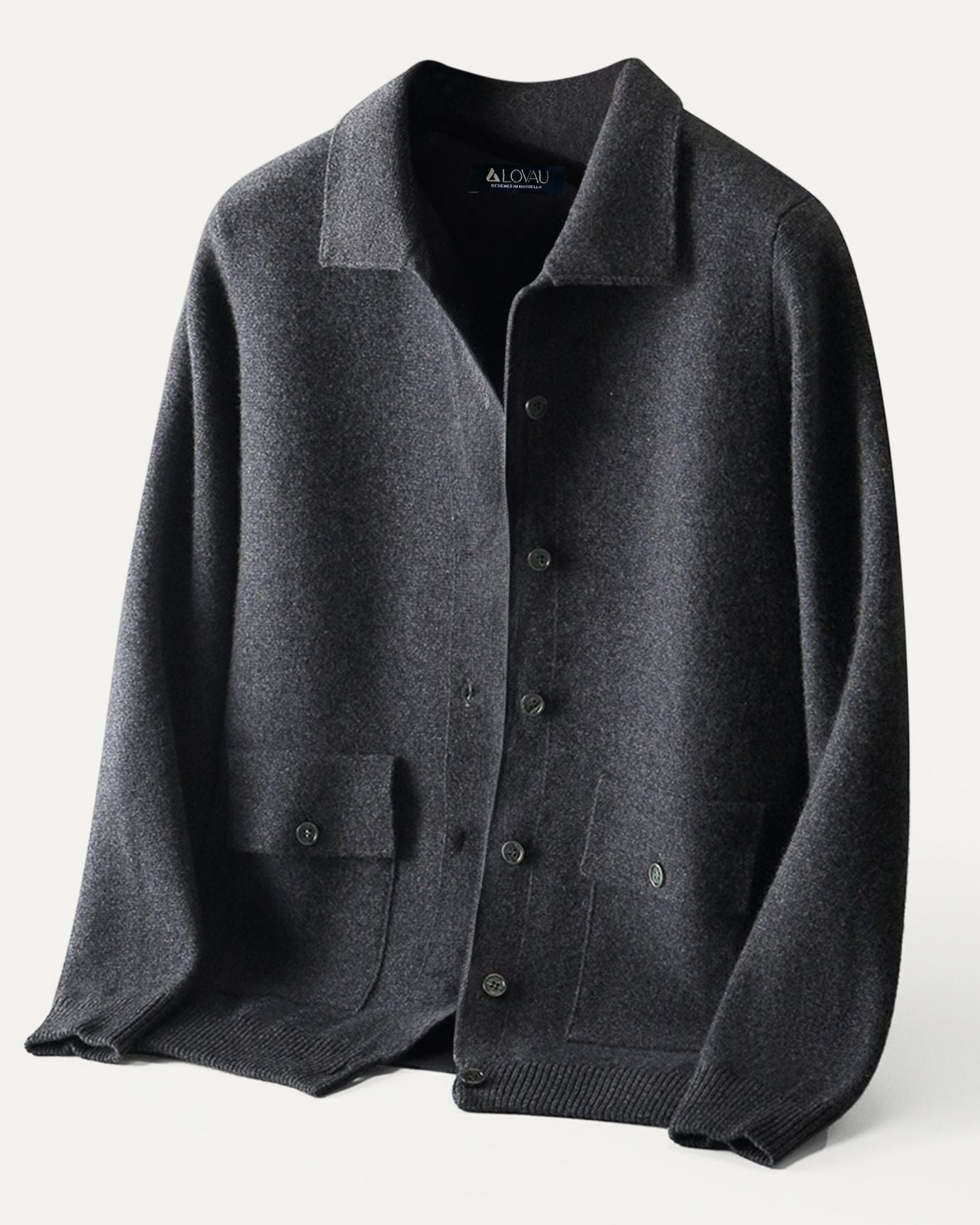 Retro Cardigan Jacket Cashmere & Wool Blend