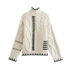 The Copenhagen Patch Cable Knit Sweater