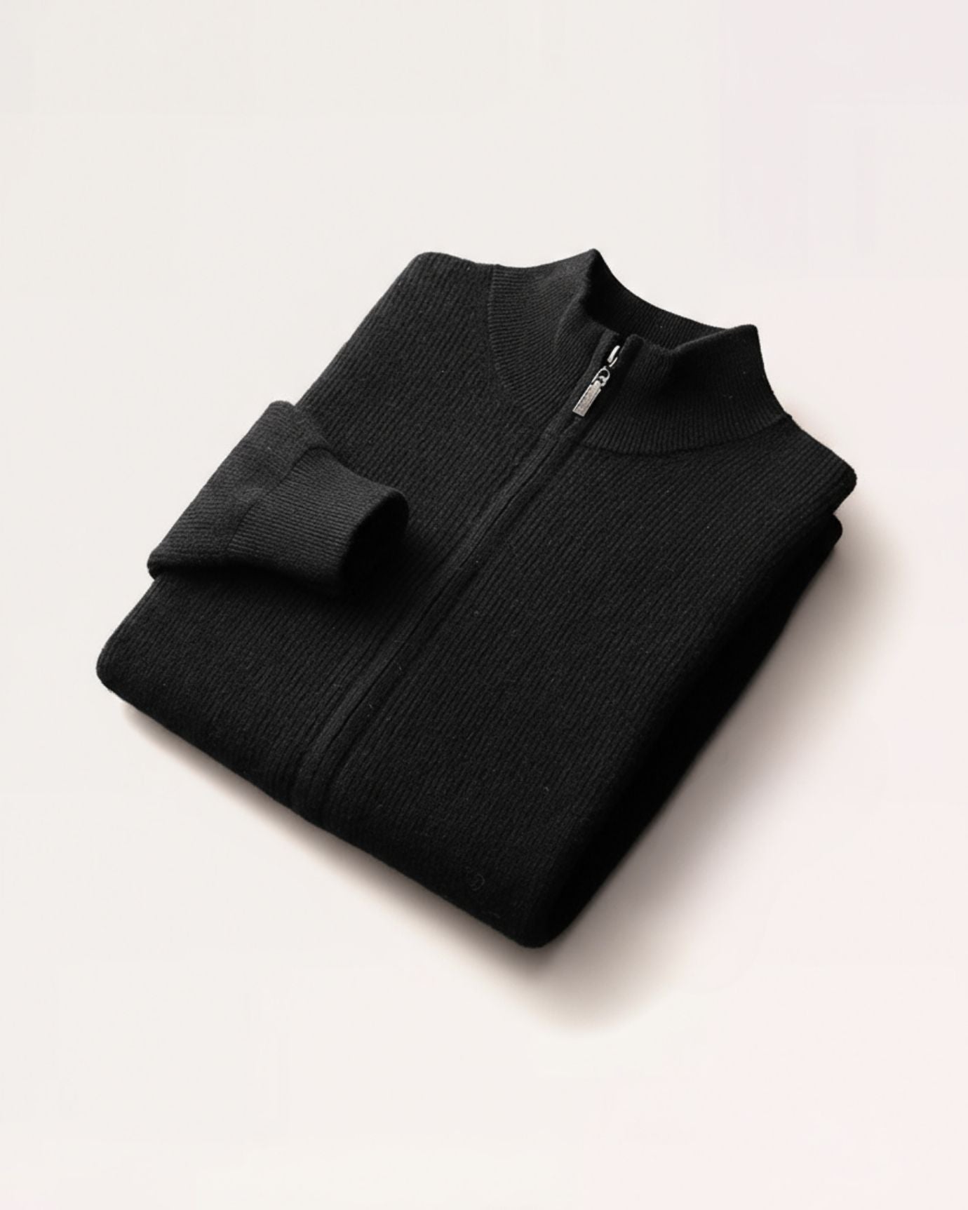 Business Wool Cardigan Zipper