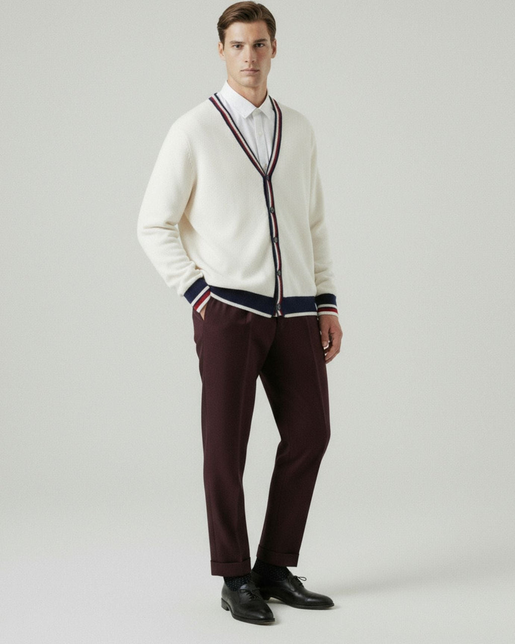 Old Money Wool Cashmere Blend Blazer Jacket