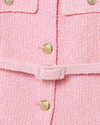 Lucy Pink Textured Vest Shirt
