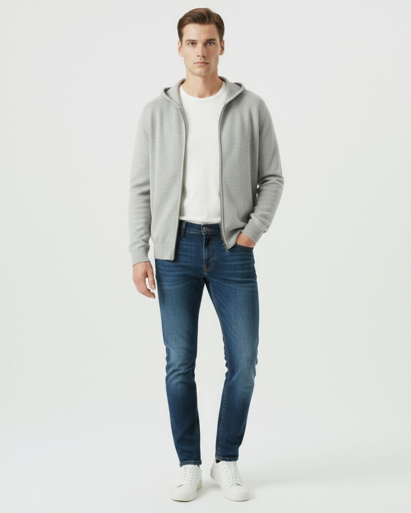 Wool Hooded Jacket x Lovau