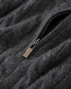 Portofino Sweater 100% Cashmere Zipper