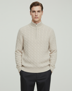 Portofino Sweater 100% Cashmere Zipper