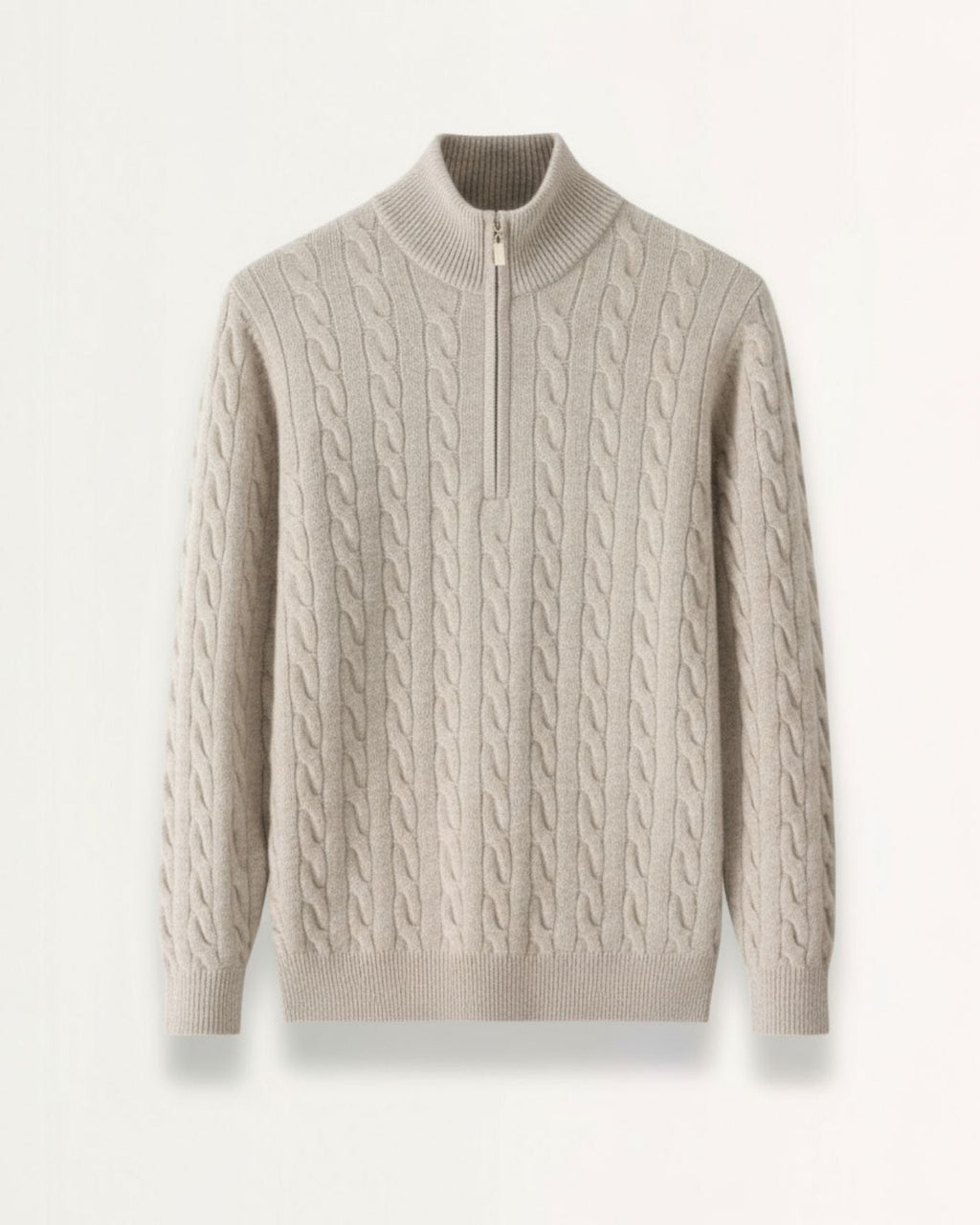 Portofino Sweater 100% Cashmere Zipper