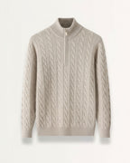 Portofino Sweater 100% Cashmere Zipper