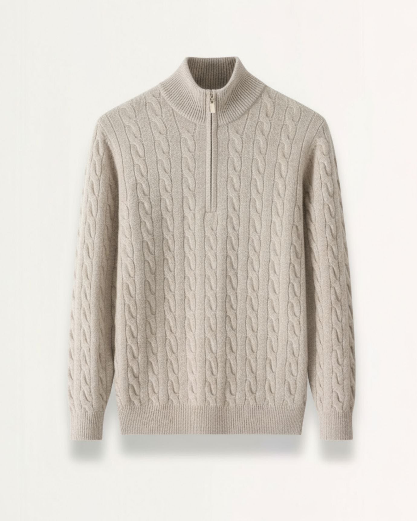 Portofino Sweater 100% Cashmere Zipper