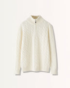 Portofino Sweater 100% Cashmere Zipper