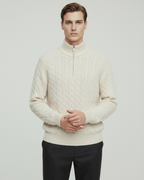 Portofino Sweater 100% Cashmere Zipper