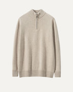 Madrid Cashmere Zip Sweater