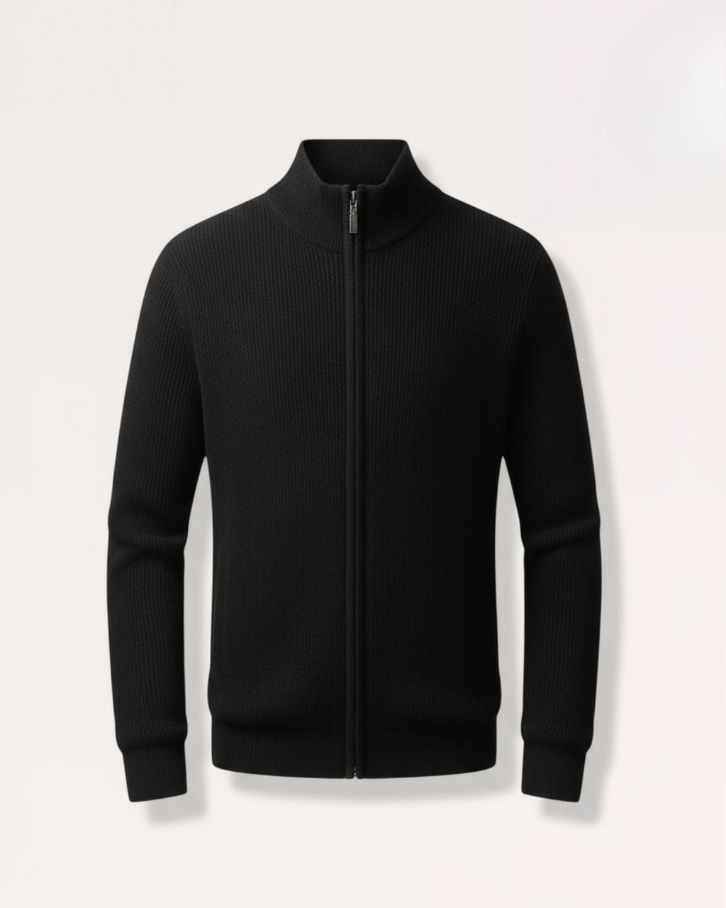 Business Wool Cardigan Zipper