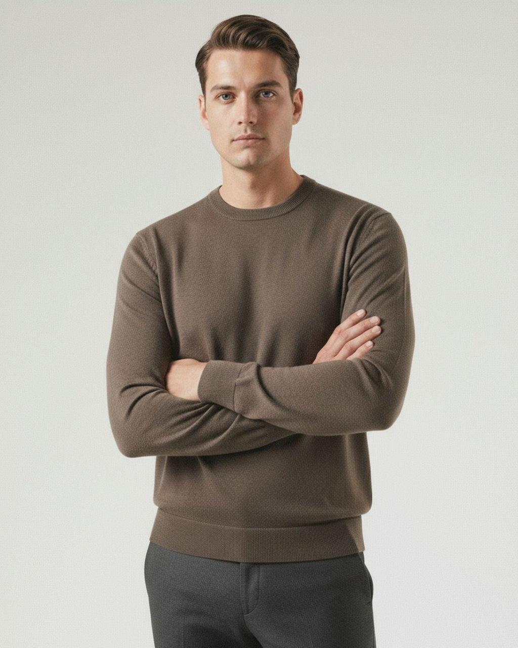 Mulberry Silk Wool Sweater Shirt