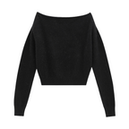 The Lucerne One-Shoulder Sweater