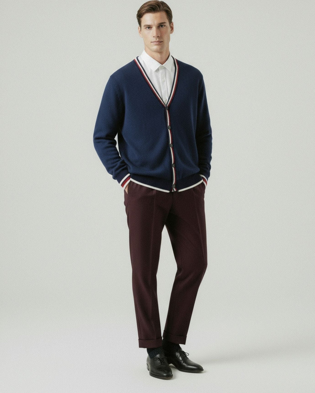 Old Money Wool Cashmere Blend Blazer Jacket