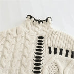 The Copenhagen Patch Cable Knit Sweater