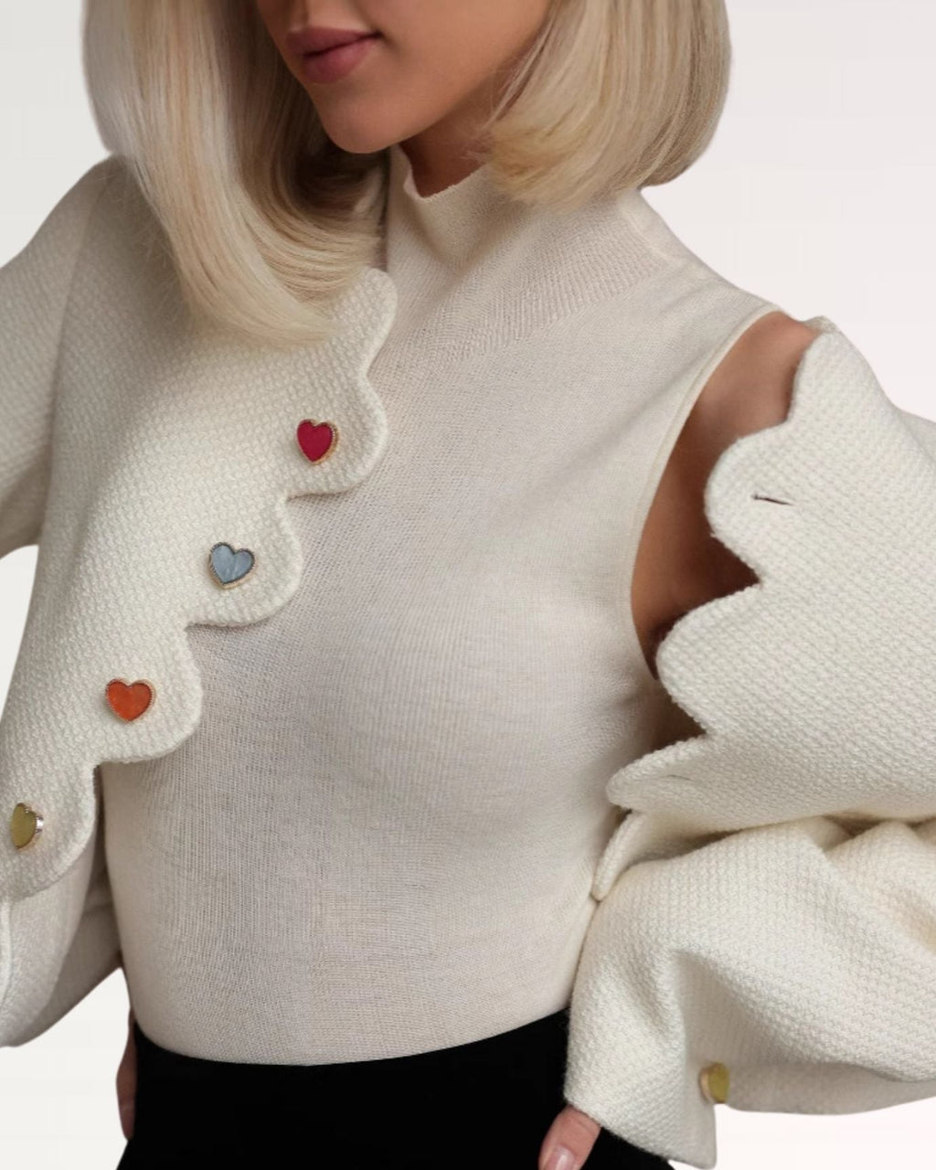 Lovau Heart Round Jacket