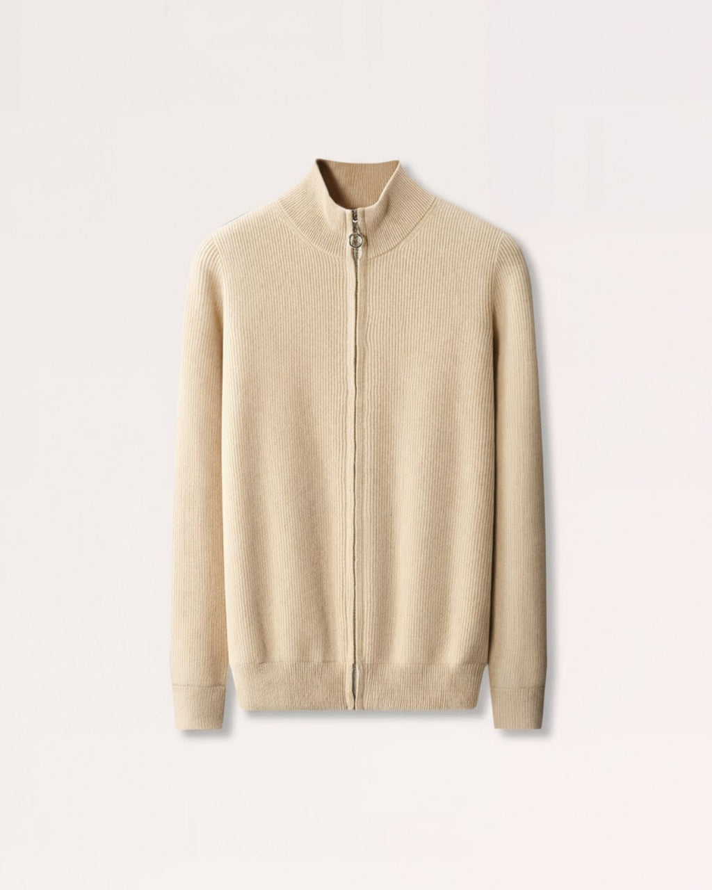 Business Wool Cardigan Zipper