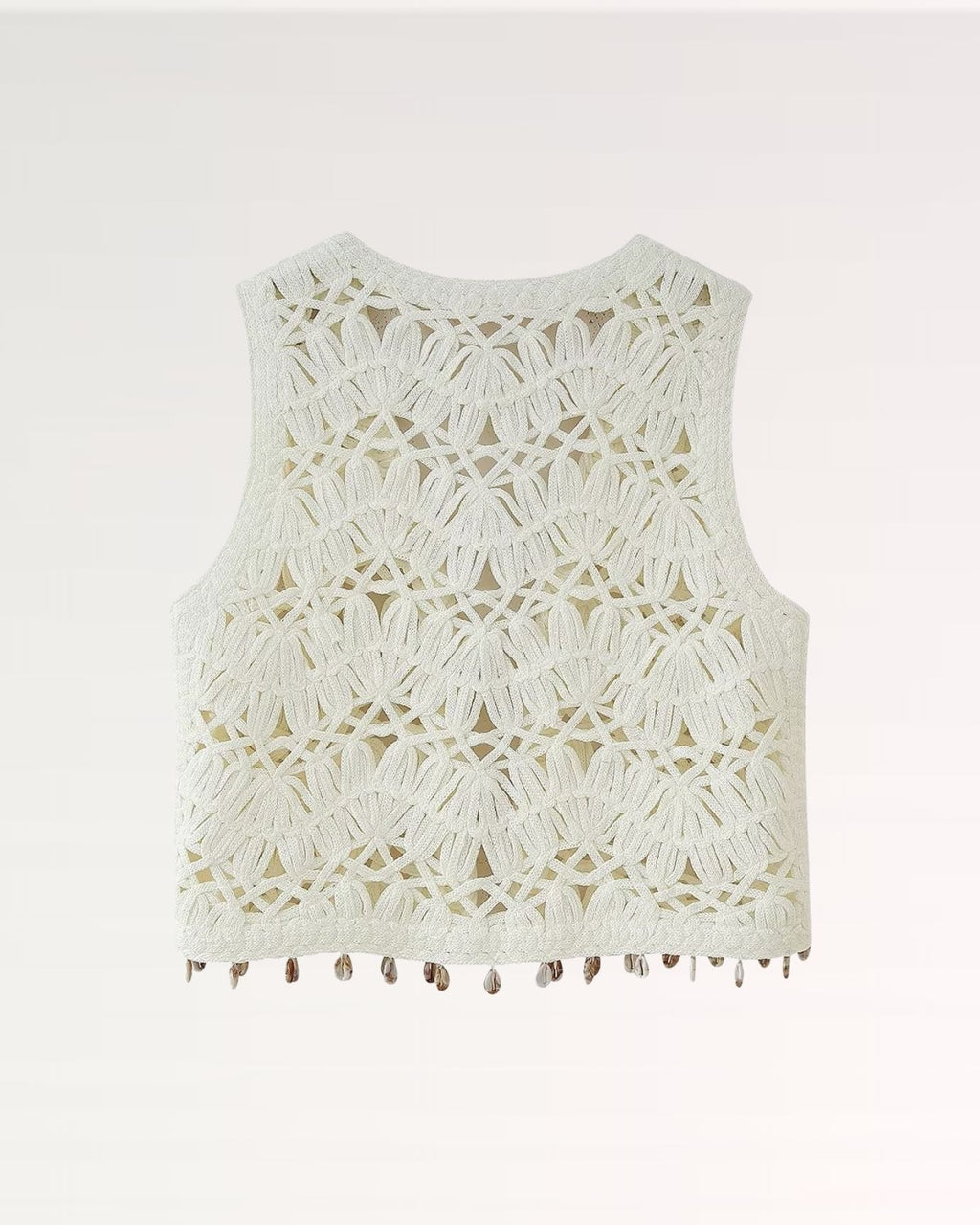 White Summer Vest