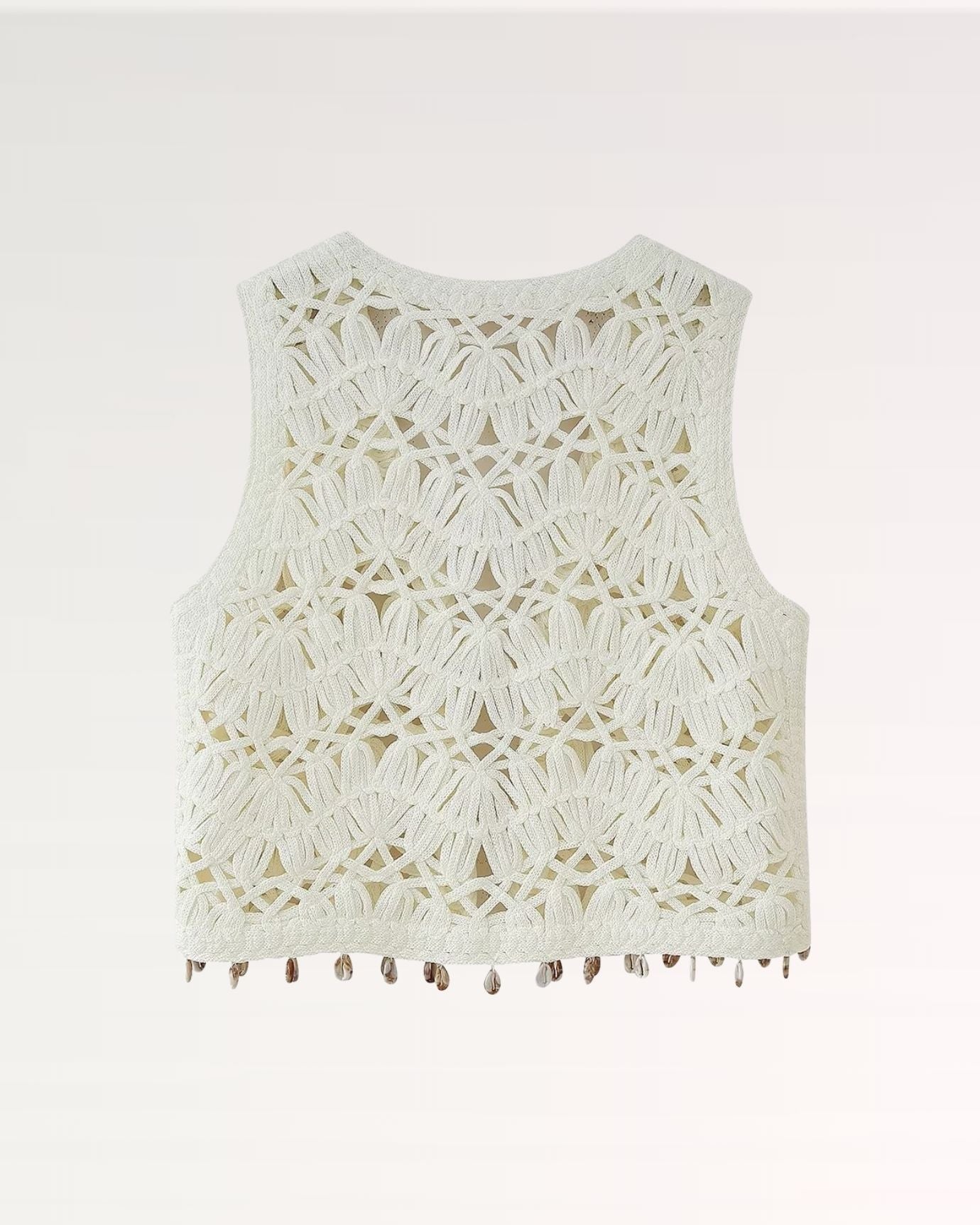 White Summer Vest