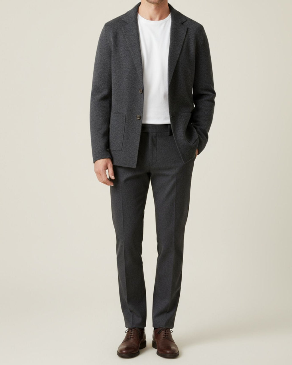Lovau x Classy Wool & Cashmere Knitted Cardigan