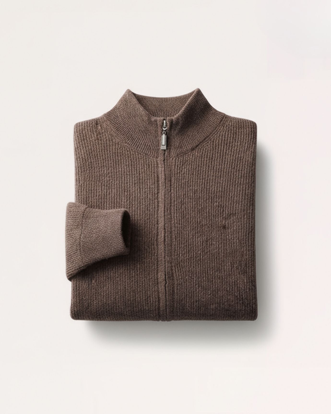 Business Wool Cardigan Zipper