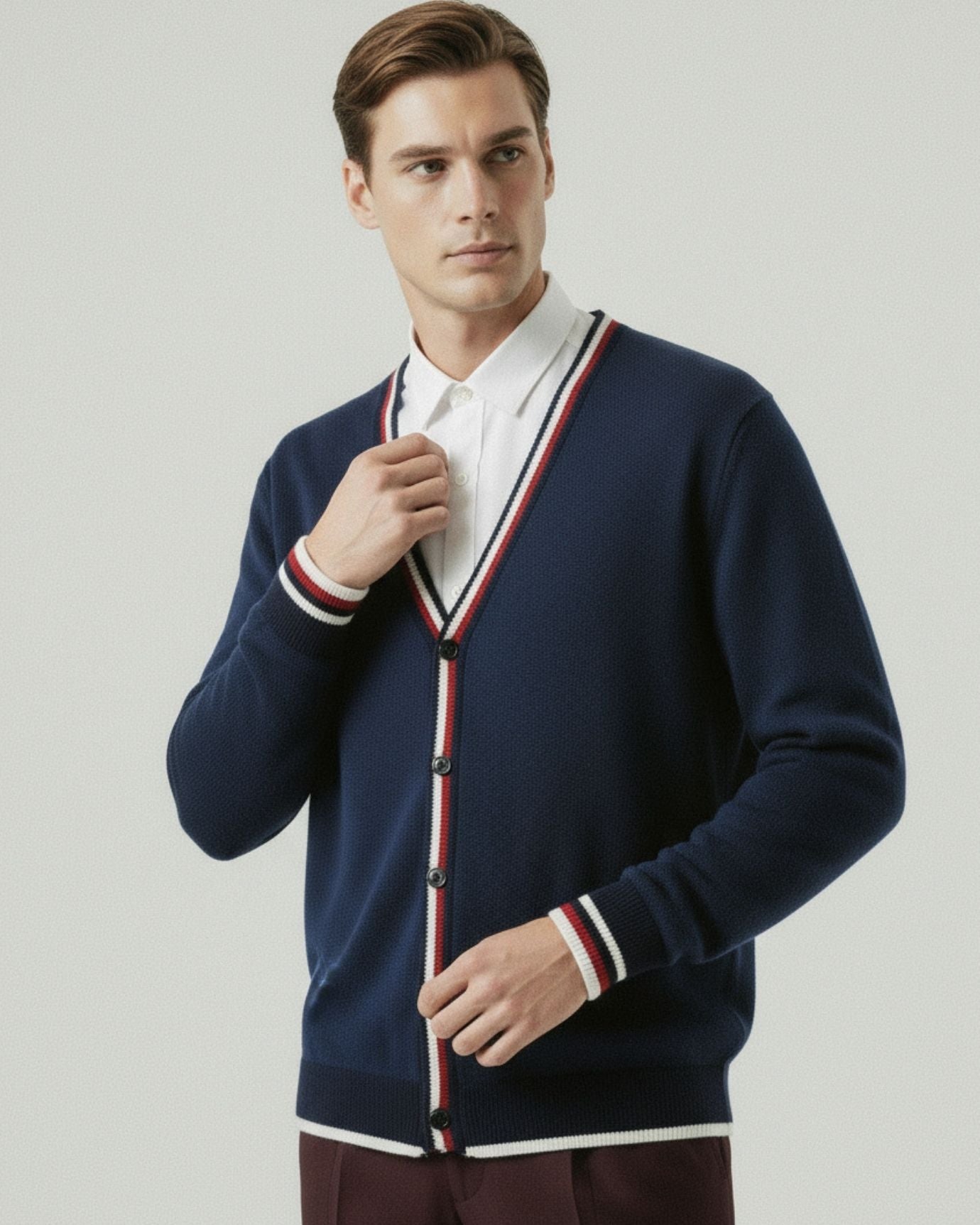 Old Money Wool Cashmere Blend Blazer Jacket