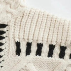 The Copenhagen Patch Cable Knit Sweater