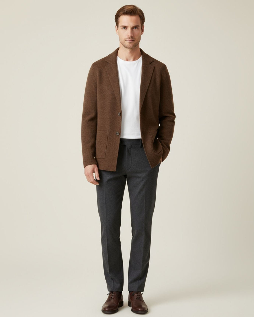 Lovau x Classy Wool & Cashmere Knitted Cardigan