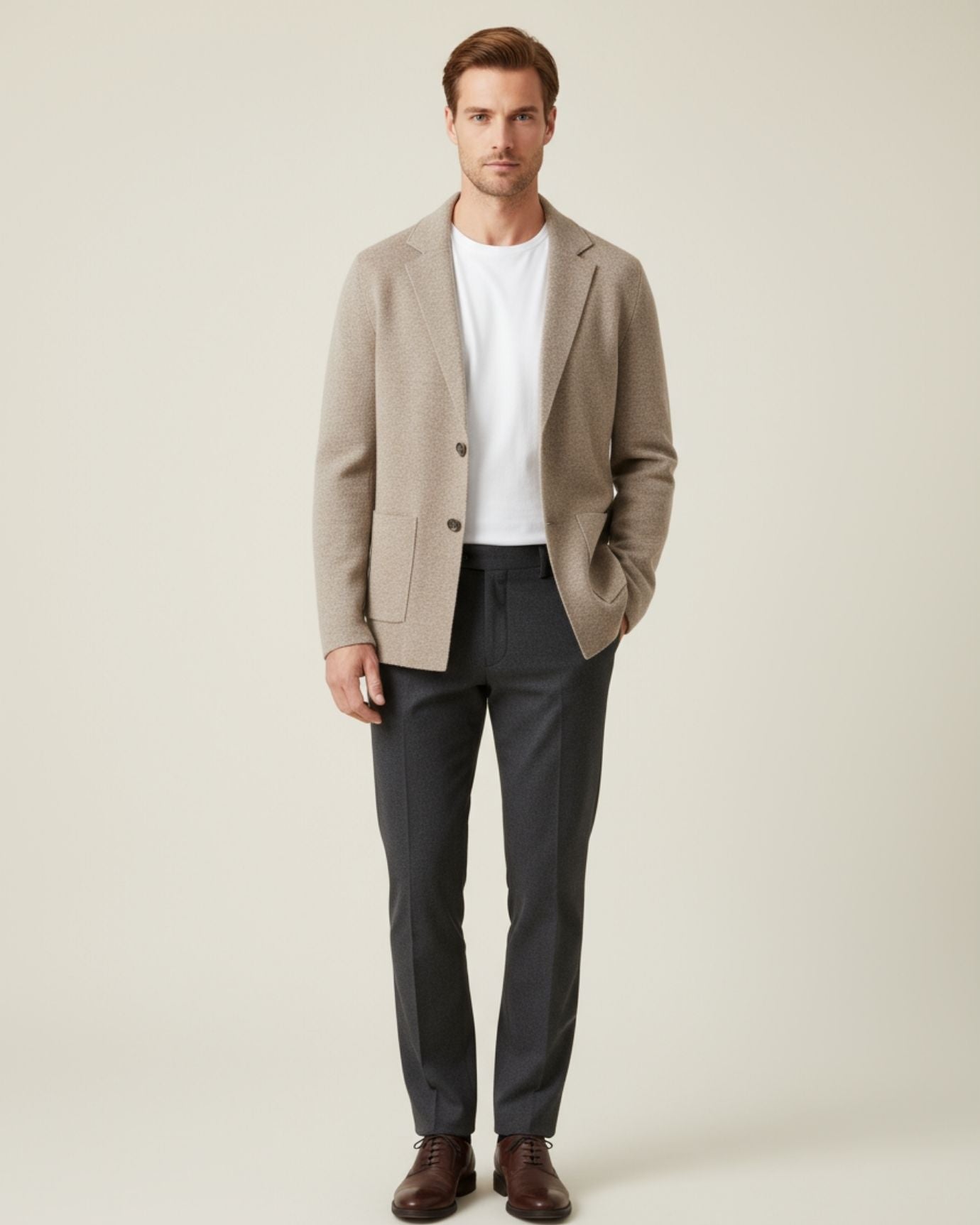 Lovau x Classy Wool & Cashmere Knitted Cardigan