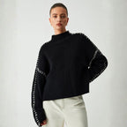 The Renley Stitched Ribbed Sweater