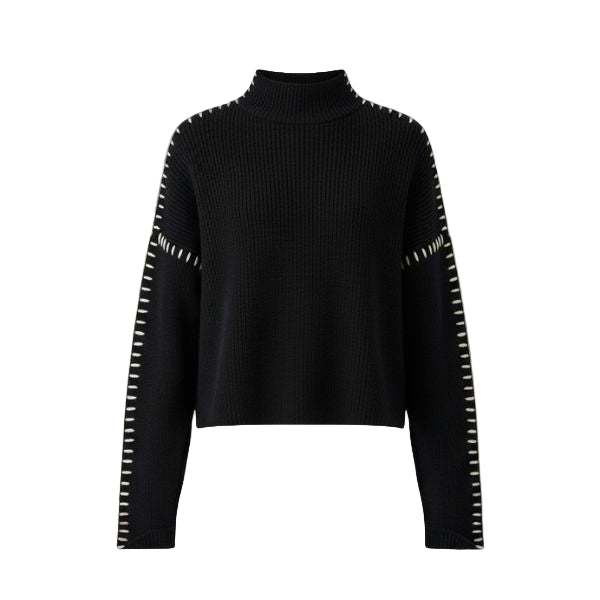 The Renley Stitched Ribbed Sweater