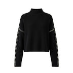 The Renley Stitched Ribbed Sweater