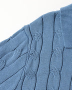 FLORENCE Cable Knit Polo