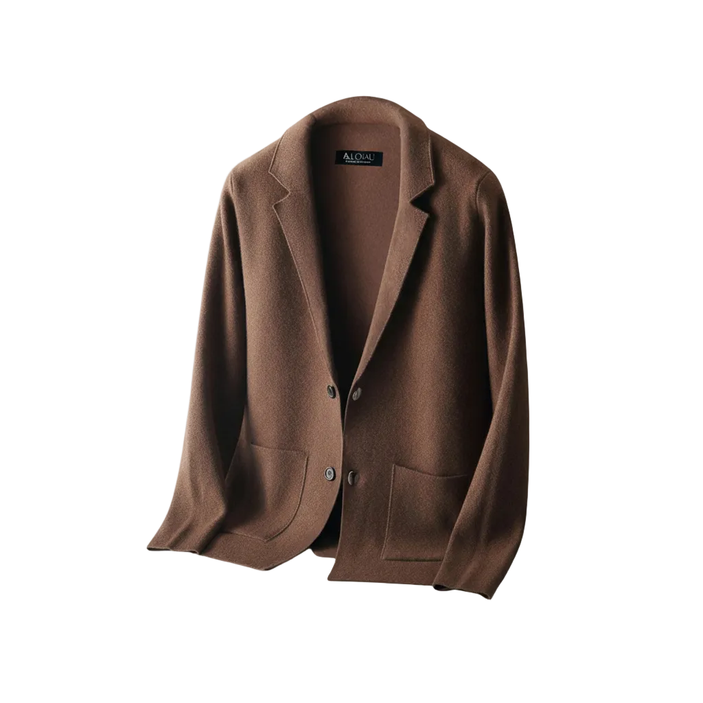 Lovau Cardigan Blazer Wool Cashmere Blend