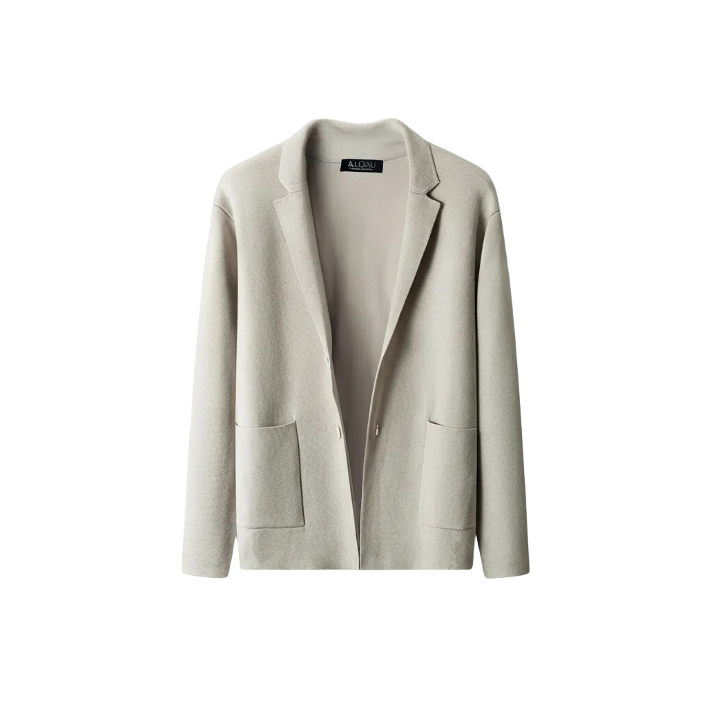 Lovau Cardigan Blazer Wool Cashmere Blend
