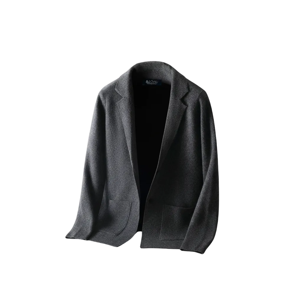 Lovau Cardigan Blazer Wool Cashmere Blend