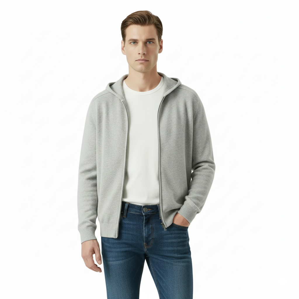 Wool Hooded Jacket x Lovau