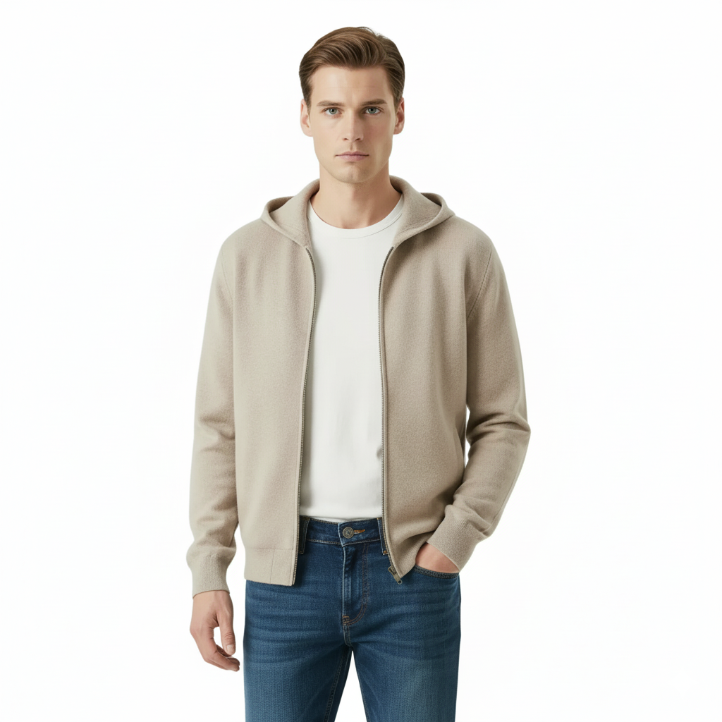 Wool Hooded Jacket x Lovau