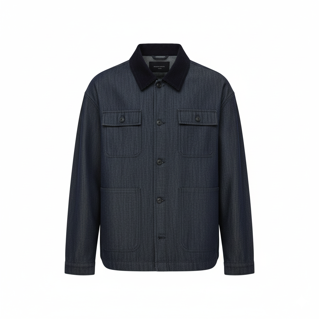 Denim Blue Jacket American Style