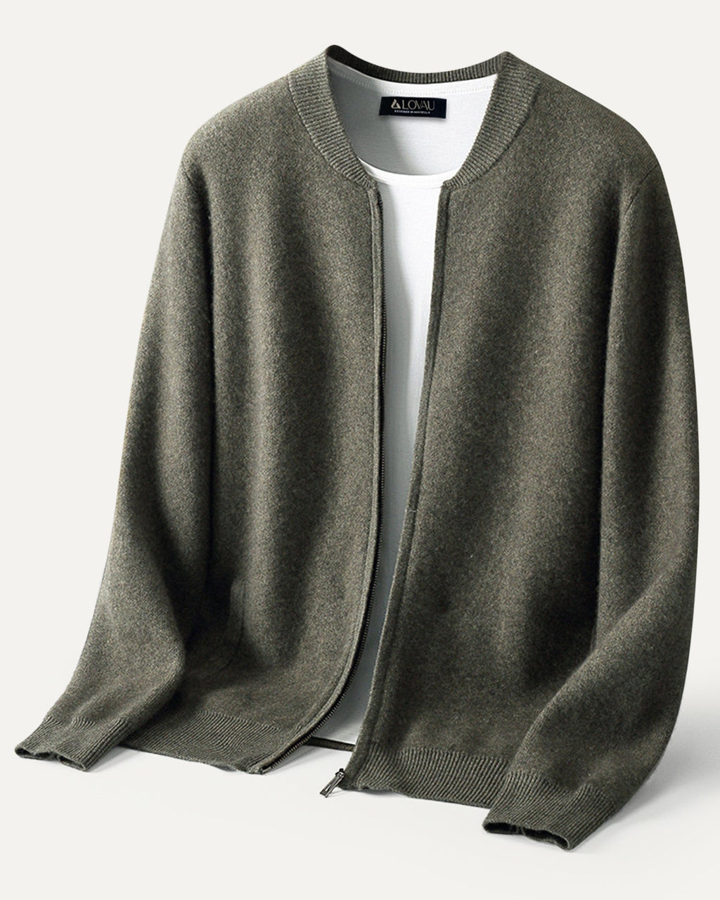 Lovau Round Neck Top Wool Jacket
