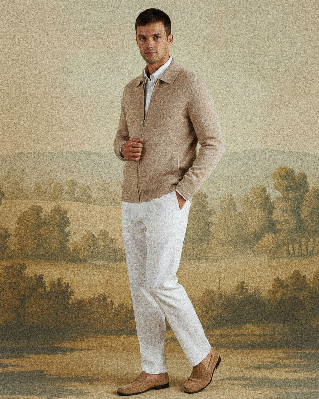 LOVAU Cashmere Blend Cardigan Jacket