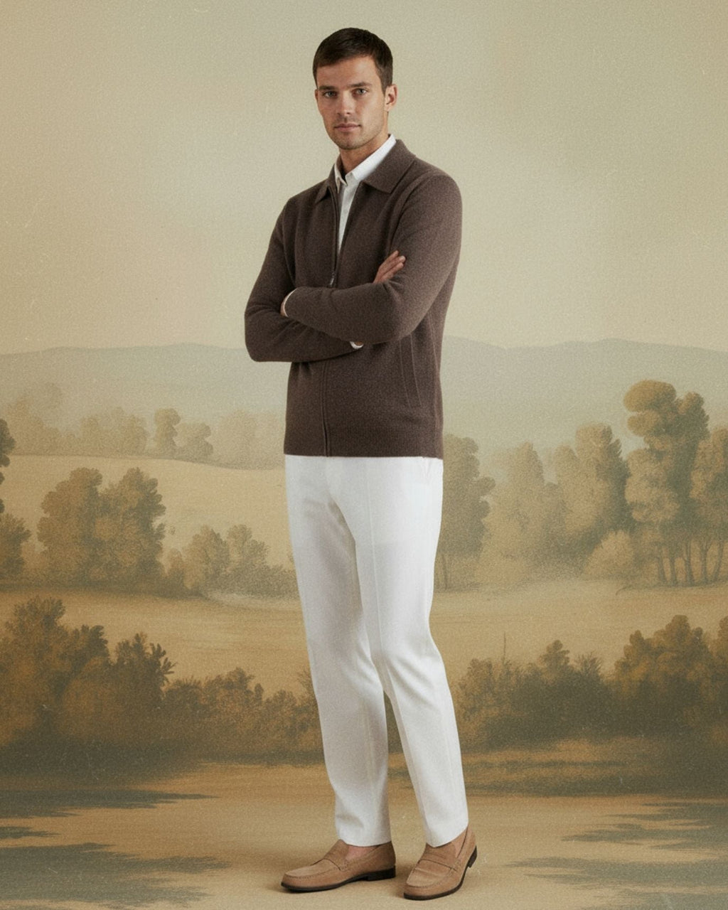 LOVAU Cashmere Blend Cardigan Jacket